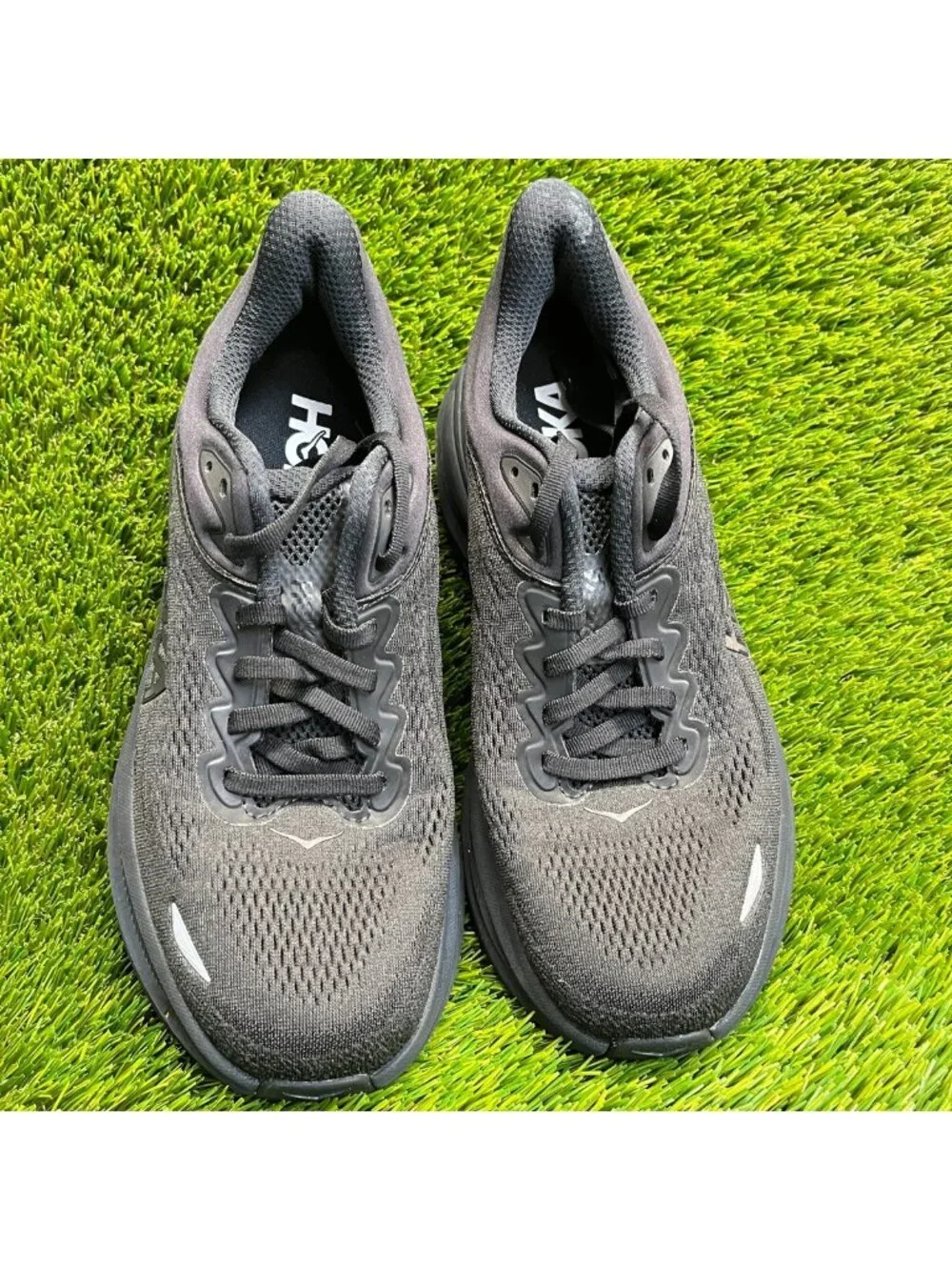 Hoka One One Bondi 9 Womens Size 8.5 Black Athletic Running Shoes Sneakers
